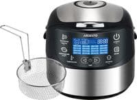 Мультиварка Ardesto, 860Вт, чаша-5л, электр. управление, корзина для фритюра, металл/пластик, серебристый