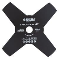 Нож для триммера Sigma 255x25.4мм, 4Т (5624321)