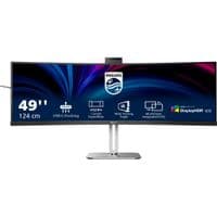 Монитор TFT 48.8" Philips 49B2U5900CH, VA 5120x1440, изогн., 2xHDMI, DP, 2xUSB-C, RJ-45, USB-хаб, камера,HAS,кол
