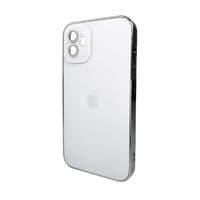 Чохол для смартфону AG Glass Sapphire Frame MagSafe Logo для Apple iPhone 12 White