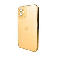 Чохол для смартфона AG Glass Sapphire Frame MagSafe Logo для Apple iPhone 12 Gold