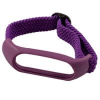 Ремінець для фітнес-браслета Xiaomi Mi Band 7, Тканинний, Nylon Fix Loop, Pink