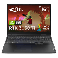 ноутбук 16_WUXGAM/R5 6600H/16/512/RTX 3050 4GB/DOS /BL/Onyx grey IdeaPad Gaming 3 16ARH7
