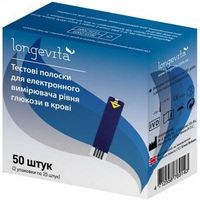 Тест-смужки для глюкометра Longevita 2 x 50 шт. (6302698)