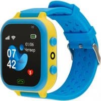 Детские умные часы  AmiGo GO009 Camera+LED WIFI Blue-Yellow
