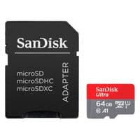 microSDXC (UHS-1) SanDisk Ultra 64Gb class 10 A1 (140Mb/s) (adapter SD) Imaging Packaging