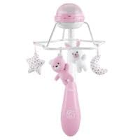 Мобильный Chicco проектор на кроватку 3 в 1 "Радуга" розовый (11041.10)