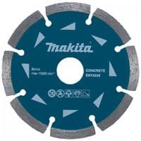 Круг відрізний Makita алмазний по бетону сегментний 230х22.23 мм (D-41610)