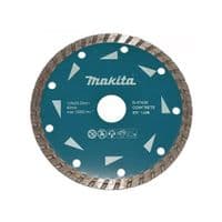 Круг відрізний Makita алмазний по бетону турбо 125х22.23 мм (D-41632)