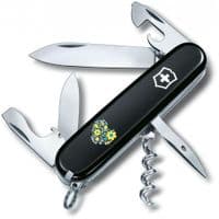 Нож Victorinox Spartan Ukraine 91 мм Черный Цветочное сердце (1.3603.3_T1246u)