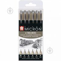 Лайнер Sakura Набор Pigma Micron 6 шт, Черный (8710141049449)