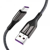 Кабель премиум качество USB 2.0, A-папа/C-папа, 5A, 1,2м.