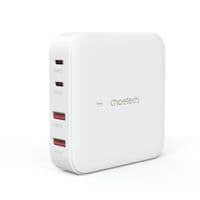 Сетевое зарядное устройство, GaN, 2 USB-A/2 USB-C, 100Вт, QC3.0/PD/PPS