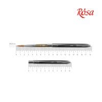 Пензлик для малювання Rosa Мікс соболь/синтетика круглий, TRAVEL BRUSH, LAKE 178, № 6 (4823098516774)