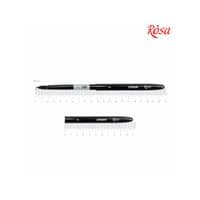 Пензлик для малювання Rosa Синтетика кругла, TRAVEL BRUSH, STREAM 158, № 5 (4823098530060)