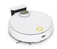 Робот-пилосос Karcher RCV 3, 400Вт, h=9.4см, вологе прибирання, конт пил -0.5л, вода -0.17л, автон. робота до 120хв, вага-3.7кг, НЕРА, білий