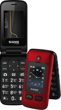 Мобильный телефон Sigma Comfort 50 Shell Duo Type-C Red Black (4827798212516)