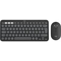 Комплект (клавиатура, мышь) беспроводной Logitech Pebble 2 Combo for Mac Graphite (920-012244)