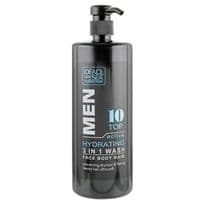 Гель для душу Dead Sea Collection Top 10 чоловічий 3 в 1 для тіла, волосся й обличчя 500 мл (7290119481453)