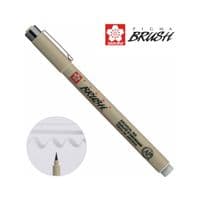 Лайнер Sakura кисть PIGMA Brush, Серый светлый (084511333000)