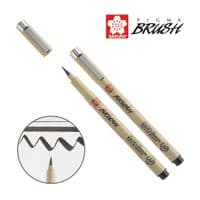 Лайнер Sakura кисть PIGMA Brush, Черный (084511352087)