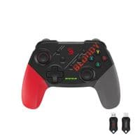 Бездротовий ігровий геймпад, 2.4G/USB, білий+червоний+сірий