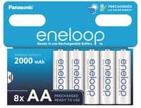 Аккумулятор Panasonic Eneloop NI-MH  AA 2000 мАг, 8 шт.