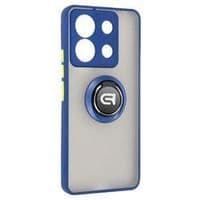 Чохол до мобільного телефона Armorstandart Frosted Matte Ring Xiaomi Redmi Note 13 Pro 5G / Poco X6 5G Navy Blue (ARM72726)