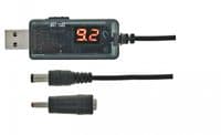 Кабель питания USB-AM to 5.5/3.5mm 9/12V 0.8m Maxxter (UB-DC9/12-0.8M)