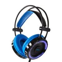 Наушники ведущие Jedel GH-217, с микрофоном, Black/Blue, Box