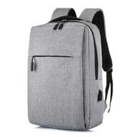 Рюкзак для ноутбука Merlion 14&amp;quot;, вихід під USB-кабель, 32х11х41 см, Grey