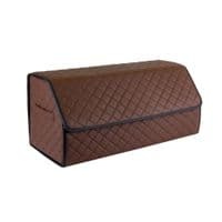Сумка-органайзер EVAtech ECO L 30x30x65 см коричневая с коричневой нитью (EHECELZZBB)