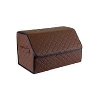 Сумка-органайзер EVAtech ECO M 30x30x50 см коричневая с коричневой нитью (EHECEMZZBR)