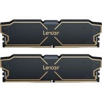 Lexar® THOR DDR5 (2X16GB) 6000 CL32 1.3V Memory with heatsink, Dual pack, Black Color, EAN: 843367132621