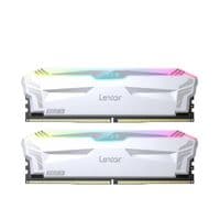 Lexar® Ares DDR5 (2X16GB) 6400 CL32 1.4V Memory with heatsink and RGB lighting,Dual pack, White Color, EAN: 843367131570