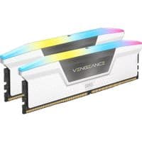 Память для настольных компьютеров Corsair DDR5, 6000MT/s 32GB 2x16GB DIMM, Unbuffered, 36-44-44-96, Std PMIC, XMP 3.0, VENGEANCE RGB DDR5, 1.4V, white