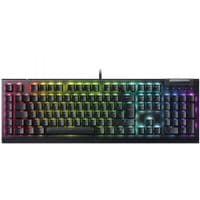 Клавиатура механическая Razer BlackWidow V4 X, 110key, Yellow Switch, USB-A, EN/RU, RGB, черный