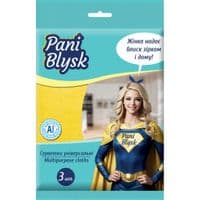 Салфетки для уборки Pani Blysk Универсальные 3 шт. (4823071661224)