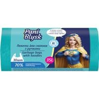 Пакеты для мусора Pani Blysk С ручками 35 л 30 шт. (4823071661095)