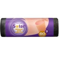 Мусорные пакеты Solar Household 60 л 15 шт. (4820269930063)