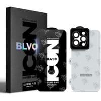 Скло захисне Armorstandart Supreme Set Black Icon Apple iPhone 15 Pro (ARM74187)