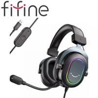 Наушники Fifine H6 RGB 7.1 Black (H6)