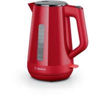 Электрочайник Bosch 1.7л, пластик, красно-черный