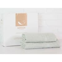 Полотенце MirSon набор банных 5078 Elite SoftNess Menthol 50х90, 70х140 (2200003183160)