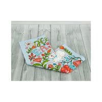 Полотенце Руно вафельное набивное Пасха голубая 45х60 см (205.15_Пасха голубая_3)