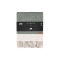 Плед Ardesto Leonardo Bianco 100% вовна 140x200 см зелений (ART0504LB)