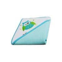 Полотенце для купания Akuku с капюшоном 80x80см, бирюзовое (A1236)