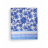 Скатерть Home Line рогожка голубая, 150х220 см (129076)