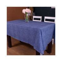 Скатерть MirSon Рогожа №209 Blue Binding 130x130 см (2200006738145)