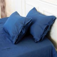 Наволочка MirSon Лен Natural Linen 45х45 Bluebottle (2200005372029)